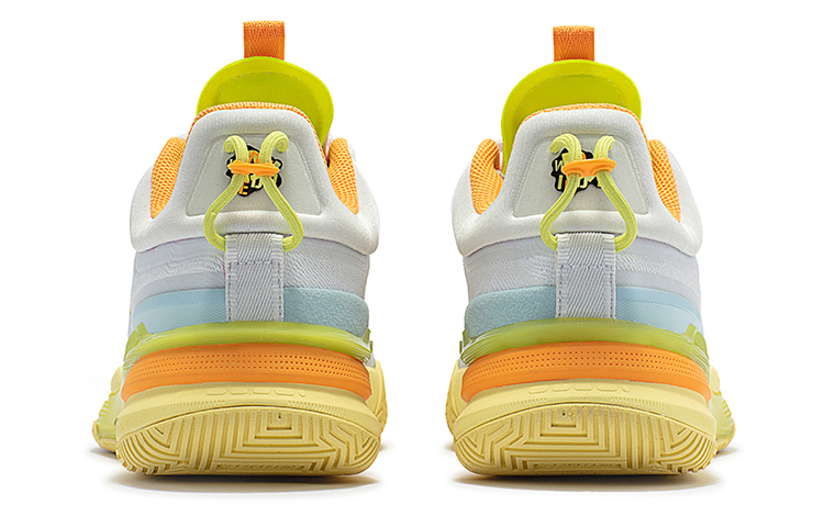 361° DVD1 Dinwiddie 1st Generation Cushioning, Wear Resistant Low top Basketball Shoes Men’s White Yellow