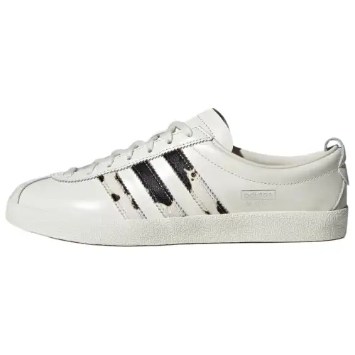 Adidas Originals BLANC Slip Resistant Abrasion Resistant Low top Skateboard Shoes Women's White