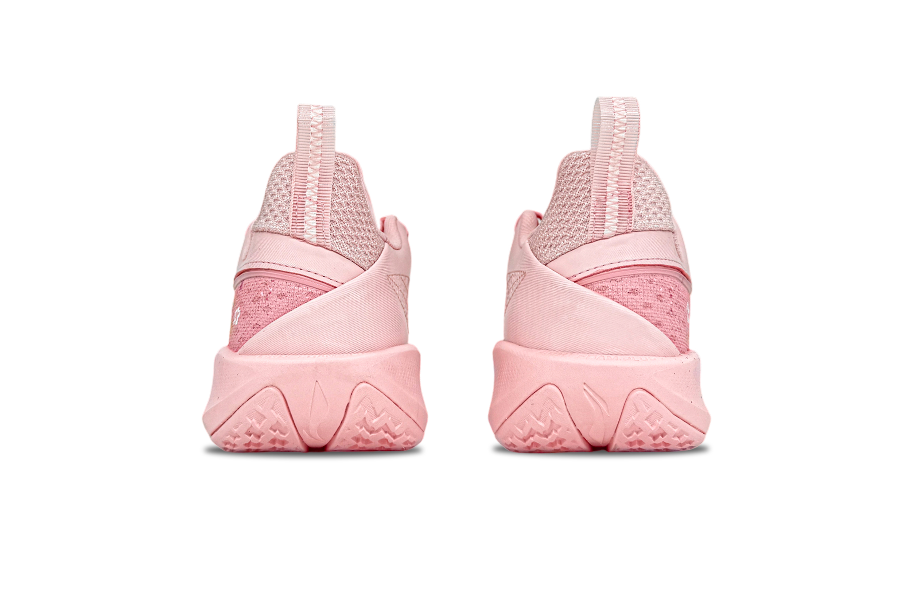 Li Ning Speed 2 Cushioning Breathable Rebound Cushioning Breathable Rebound Low top Basketball Shoes Men’s Peach Pink