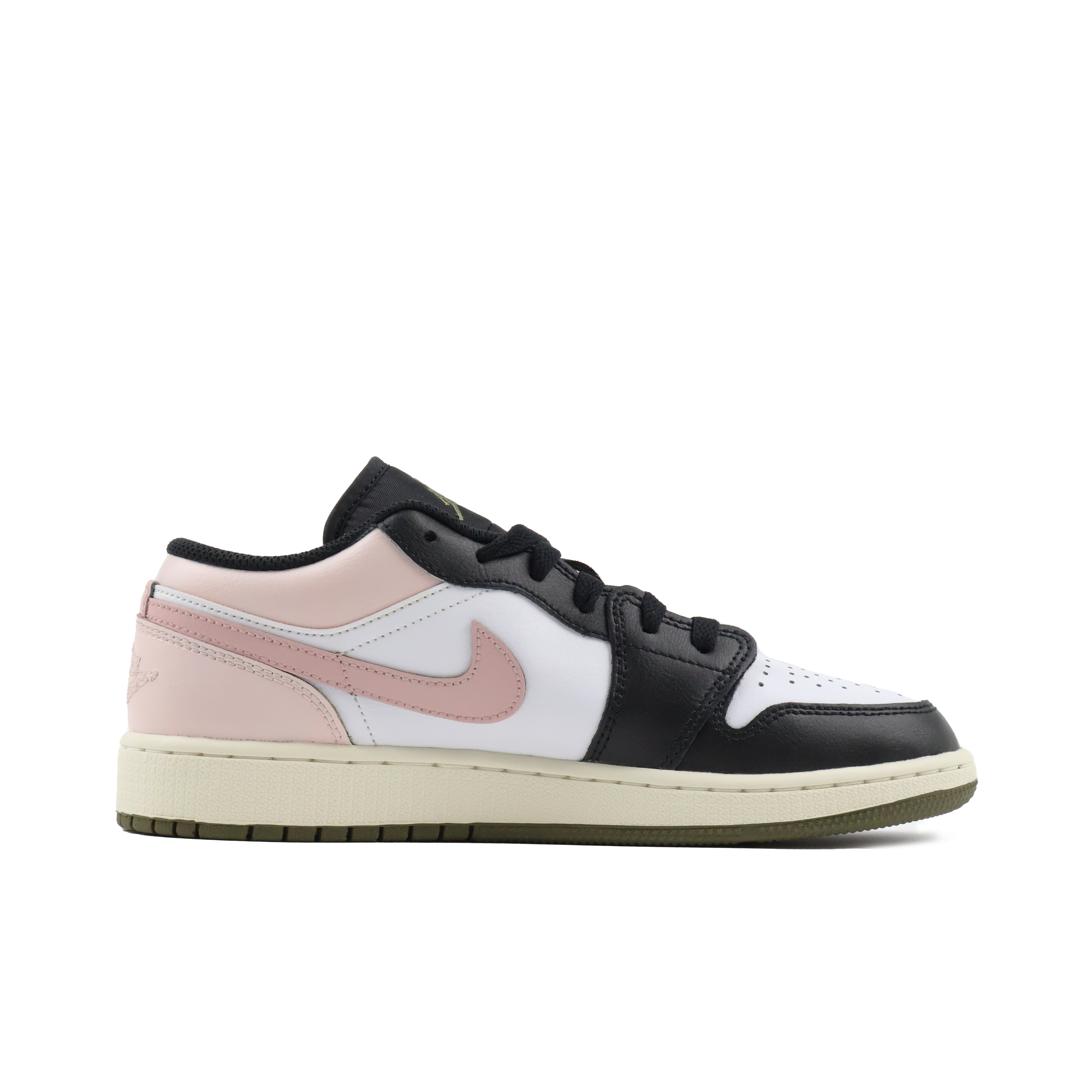 Jordan Air Jordan 1 Abrasion Resistant Support Low top Vintage Basketball Shoes Unisex Pink