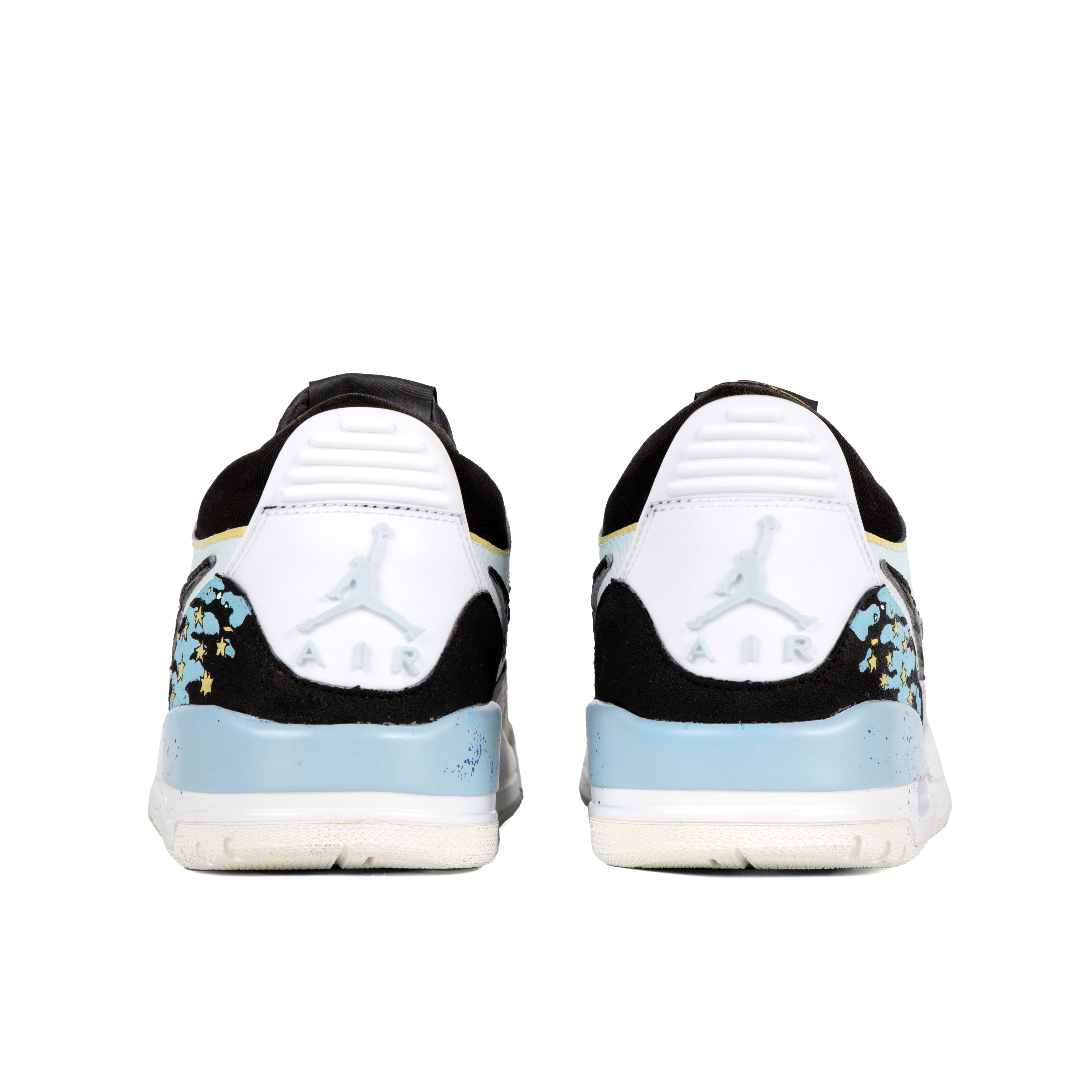 Jordan Legacy 312 Cushioning Slip Resistant Low top Vintage Basketball Shoes Men’s Smoke Blue