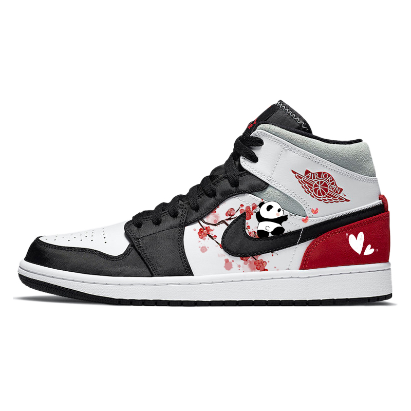 Jordan Air Jordan 1 Vintage Basketball Shoes Men’s Mid Top Red/White
