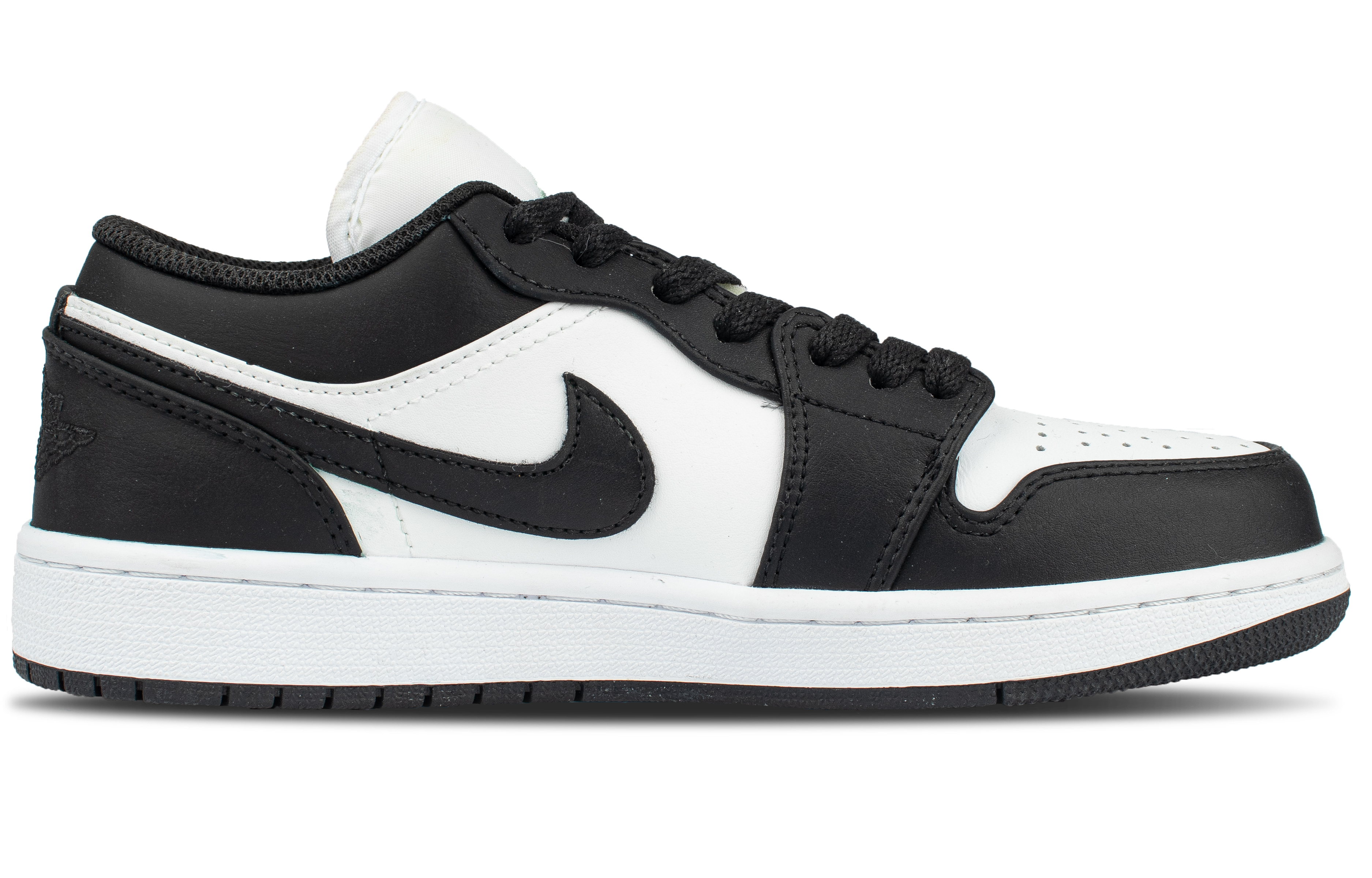 Jordan Air Jordan 1 Abrasion Resistant Low top Vintage Basketball Shoes Unisex Black