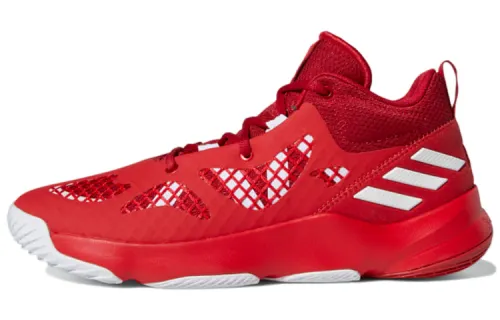 Adidas N3XT Pro 2021 fabric comfortable and versatile shock-absorbing and wear-resistant low-top retro basketball shoes men's red