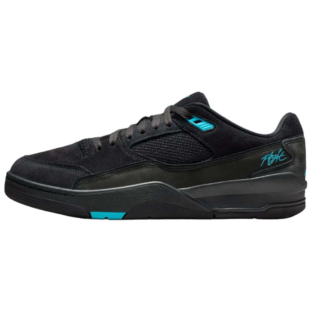 Jordan FLIGHT COURT Support Low top Vintage Basketball Shoes Men's Black