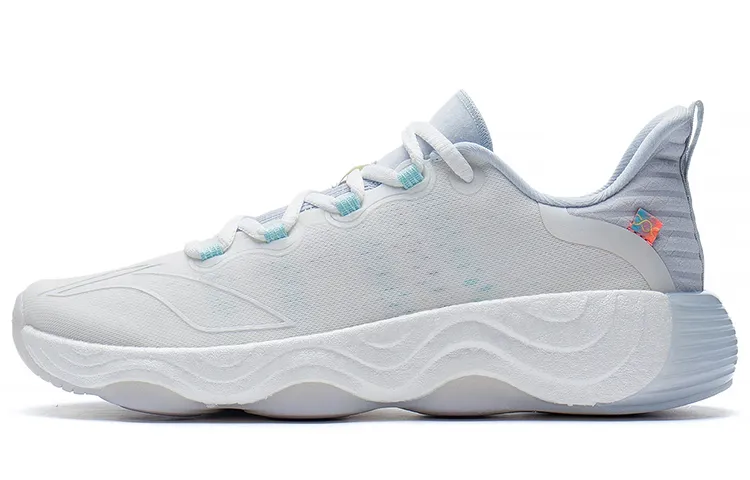 Li Ning Wujie 3 Fabric Cushioning Slip Resistant Abrasion Resistant Lightweight Low top Training Shoes Women's