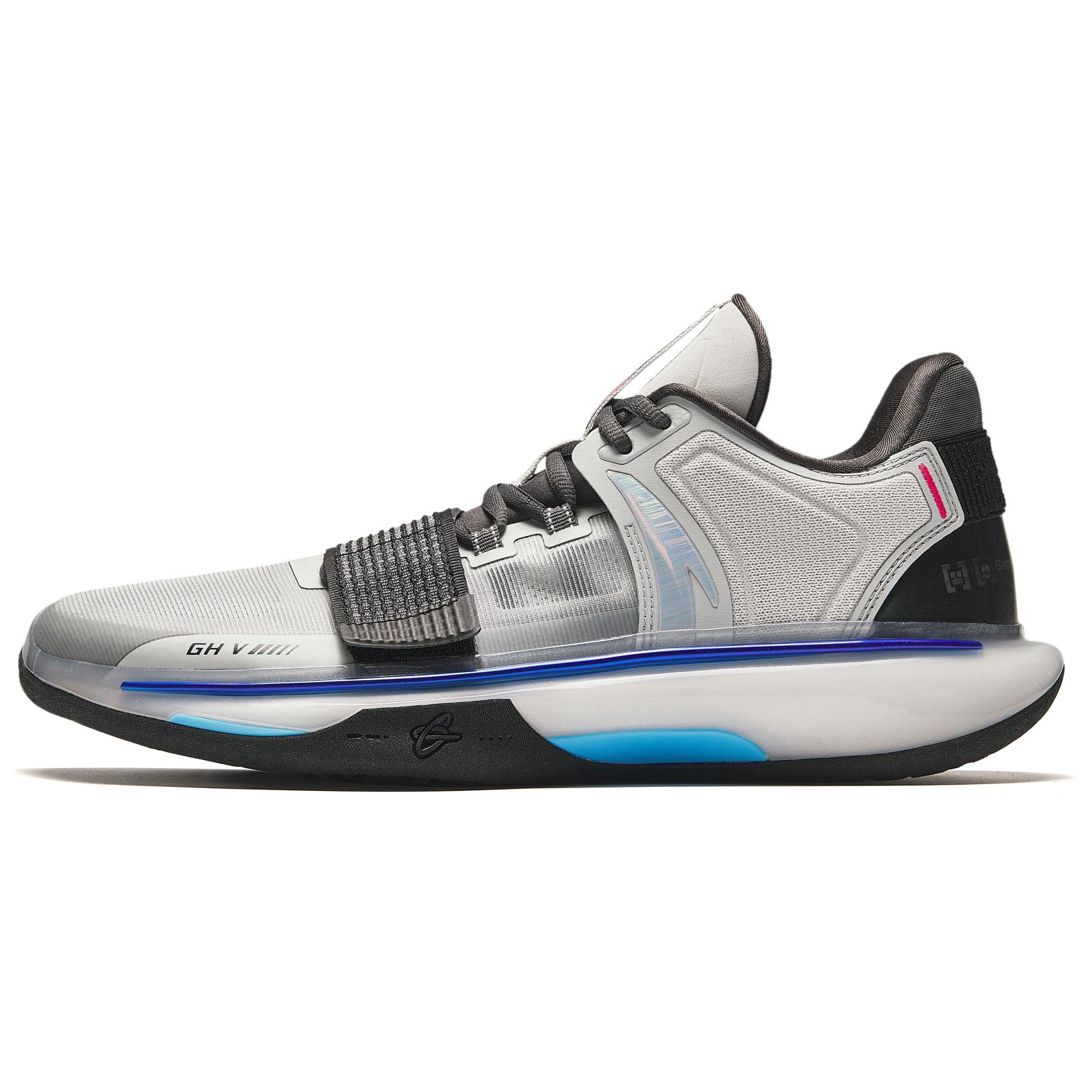 Anta Anta GH5 Hayward 5 Epic Edition AI Nitrogen Technology Professional Practical Shock Absorption Rebound Low-top Basketball Shoes Men's Chip Gray