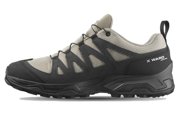 Мужские кроссовки Salomon SALOMON X Ward Leather GTX (хаки)