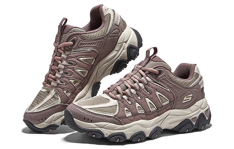 Skechers DLites Training Shoes ‘Brown Beige Mauve’ Women’s