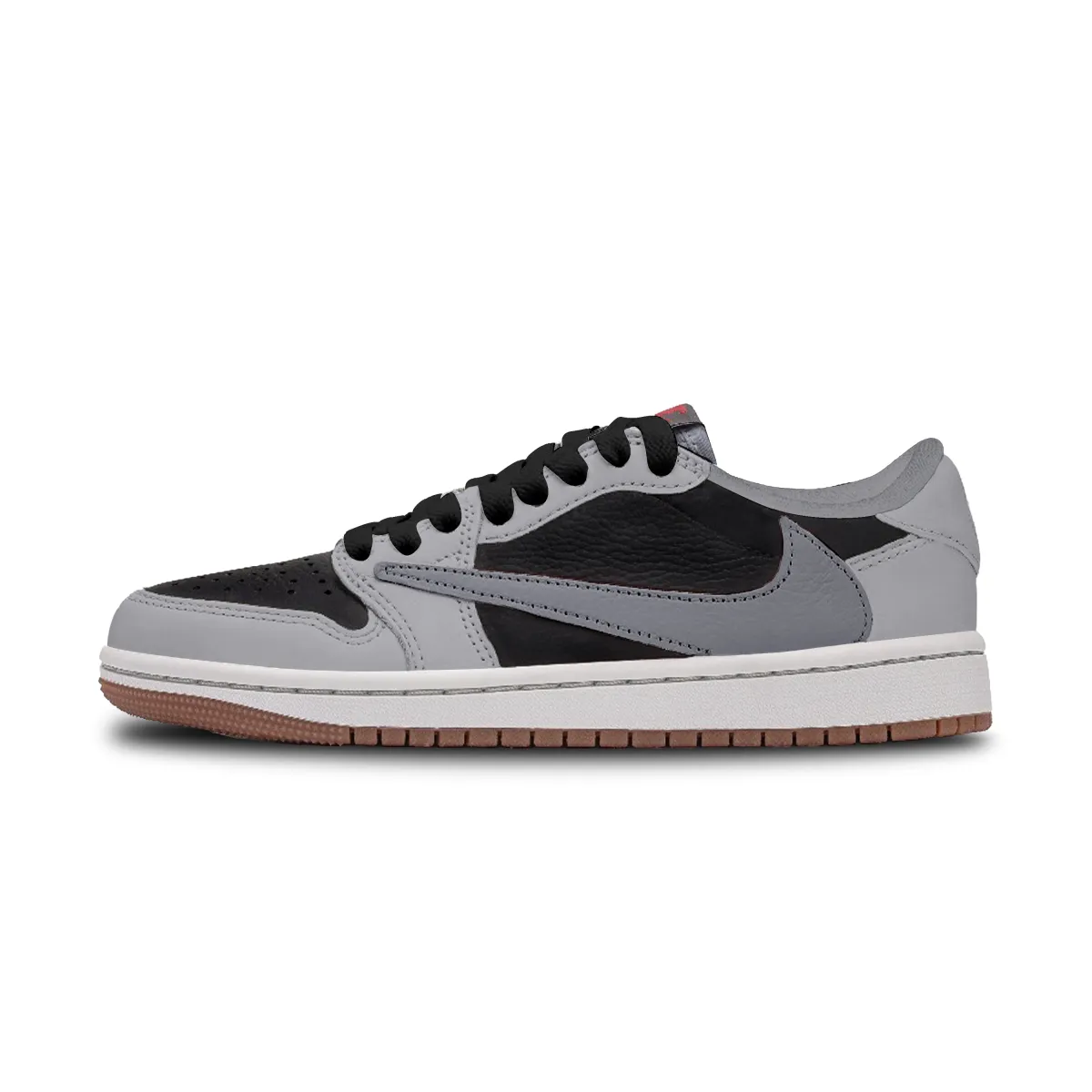 Travis Scott x Jordan Air Jordan 1 Low top Vintage Basketball Shoes Unisex Gray