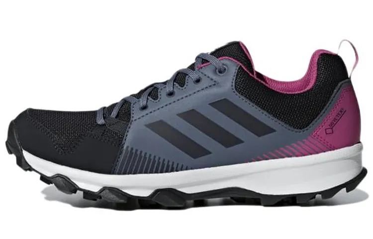 Adidas Terrex Tracerocker GTX Wear-Resistant Low-Top Hiking Shoes Women's Black Gray Purple