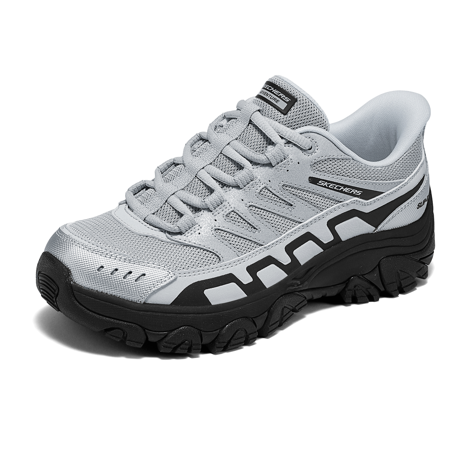 Skechers OUTDOOR WOMENS Low top Mountaineering Hiking Shoes Women’s Gray Black