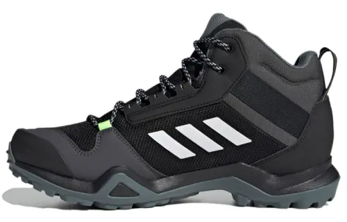 Adidas Terrex AX3 GTX Mid Breathable Mid top Hiking Shoes Men's Black Gray