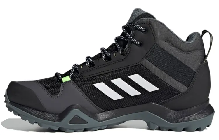 Adidas Terrex AX3 GTX Mid Breathable Mid top Hiking Shoes Men's Black Gray