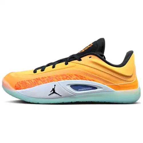 Jordan Zion 4 Slip Resistant Abrasion Resistant Low top Basketball Shoes Men's Orange