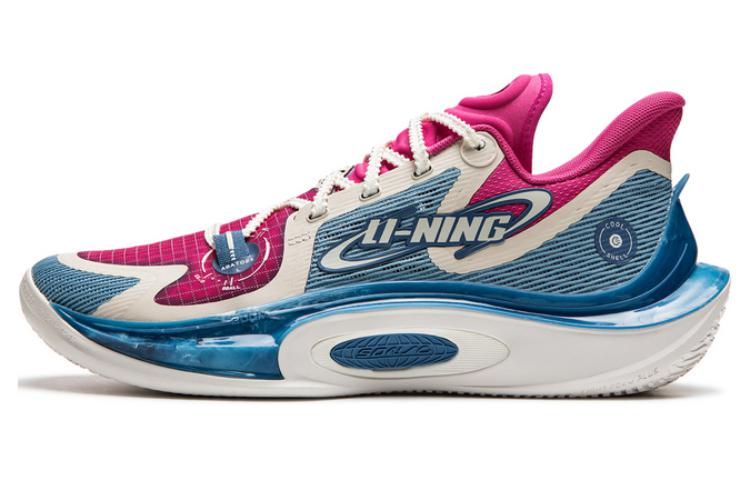 Li Ning SONIC 11 Astro S2 Flat Textile, Synthetic Leather Cushioning Slip Resistant Abrasion Resistant Low top