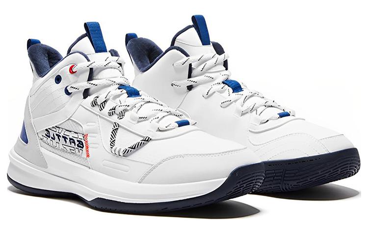QIAODAN Fleece Lined Trendy Versatile Slip Resistant, Abrasion Resistant, Lightweight Mid top Basketball Shoes Men’s