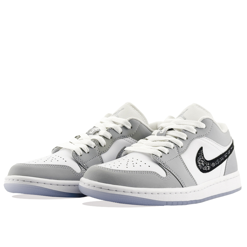 Jordan Air Jordan 1 Low ‘Wolf Grey’ Submerged Anchor Cushioning Slip Resistant Abrasion Resistant