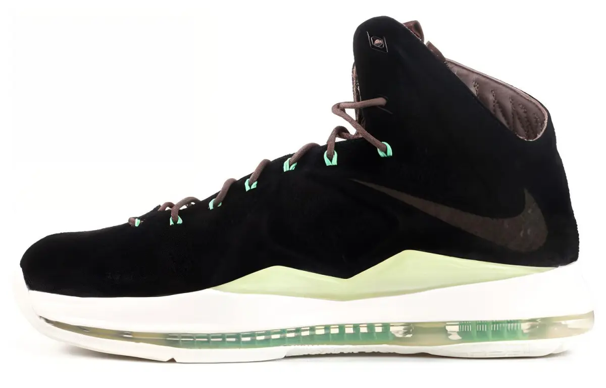 Nike LeBron X Ext Black Suede