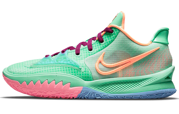 Nike Kyrie Low 4 EP \"Keep Sue Fresh\" Round head lace, fabric synthetic leather TPU, shock-absorbing, anti-slip wear-resistant support, low tops, basketball shoes, same style, candy color, domestic version