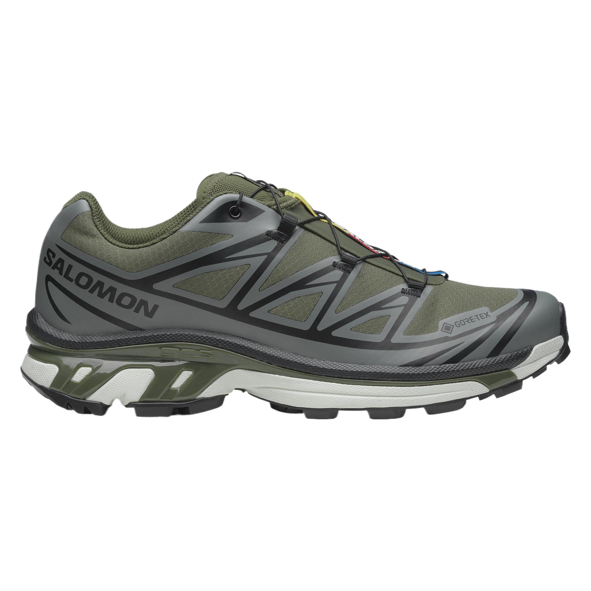 SALOMON XT 6 Waterproof Low top Training Shoes Unisex Green Gray