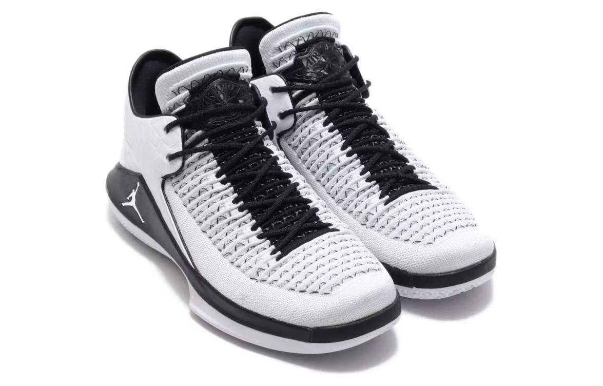 Мужские кроссовки Jordan Air Jordan 32 PF (черно-белые) — фото 4