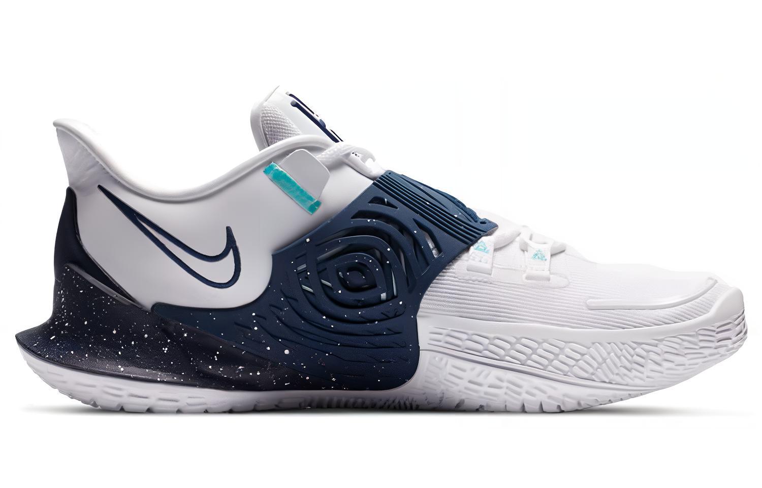 Кроссовки Nike Kyrie Low 3 (бело-синие) — фото 2