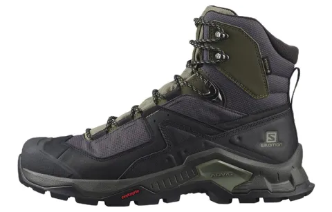 SALOMON Quest Element GORE TEX High top Hiking Shoes Men's Black Green