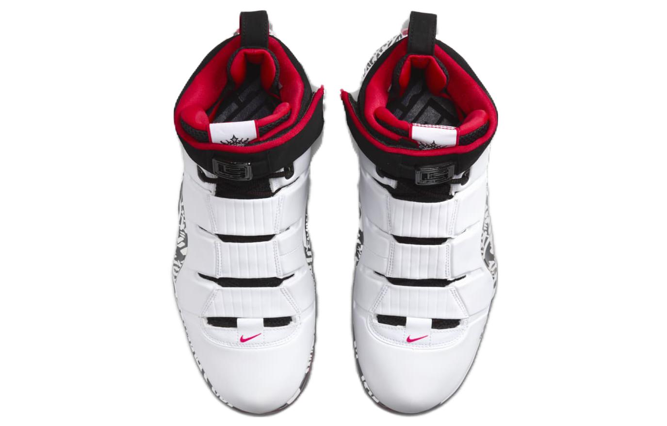 Мужские кроссовки Nike Lebron 4 "Graffiti" (белые) — Белый — фото 4