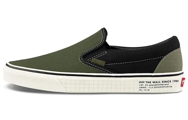 Slip-On Classic Vans '66 Supply - Vetiver Black'