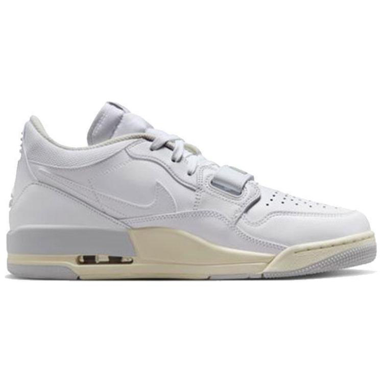 Jordan Legacy 312 Cushioning Slip Resistant Low top Vintage Basketball Shoes Men’s White Blue