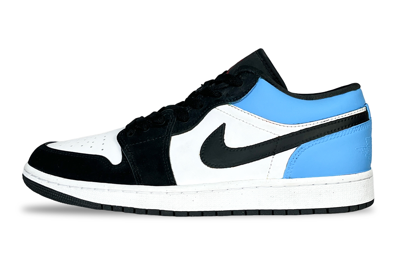 Jordan Air Jordan 1 Carolina Blue Abrasion Resistant Abrasion Resistant Low top Vintage Basketball Shoes Unisex