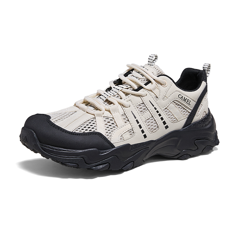 CAMEL Mountaineering & Hiking Shoes Men’s Low Top Black/Ecru/Light Gray/Black/Ecru/Black/Green/Black/Black/Gray