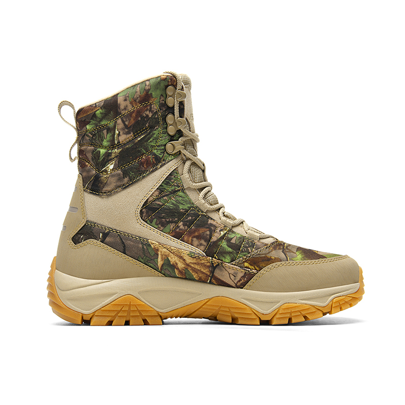 GLUNA Mountaineering & Hiking Shoes Unisex High Top Camouflage