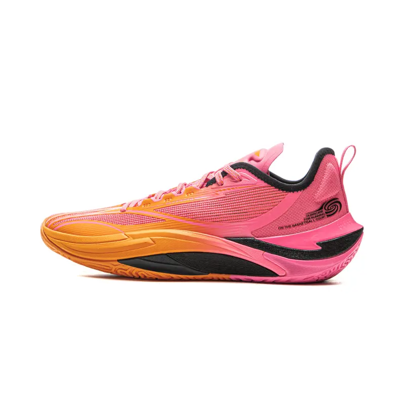 Li Ning Hurricane Collection Low top Basketball Shoes Men's Pink Orange