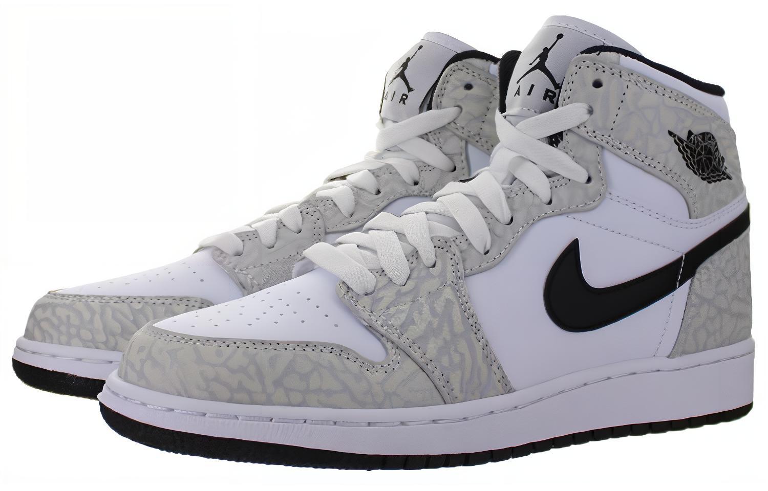 Jordan 1 Retro High Premium White Black GS