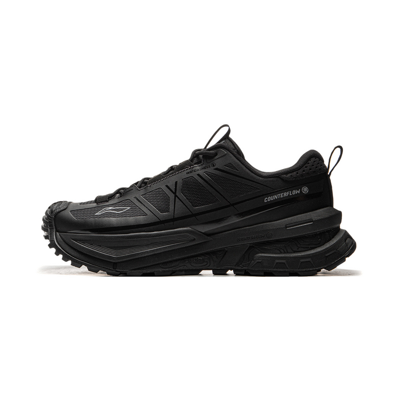 Li Ning Outdoor CF Tracing, Xingchuan SE Sports Low top Outdoor Hiking Shoes Unisex Black