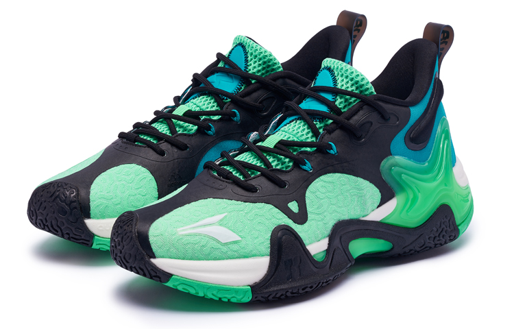 361° LAVA 2.0 Ignite On Touch Cushioning, Wear Resistant Low top Performance Basketball Shoes Men’s Turquoise