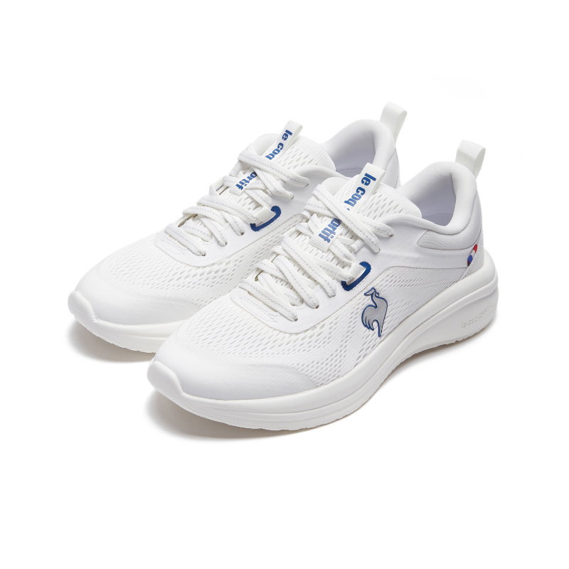 Le Coq Sportif LCS EASY RUN Cushioning Slip Resistant Low top Training Shoes Unisex White