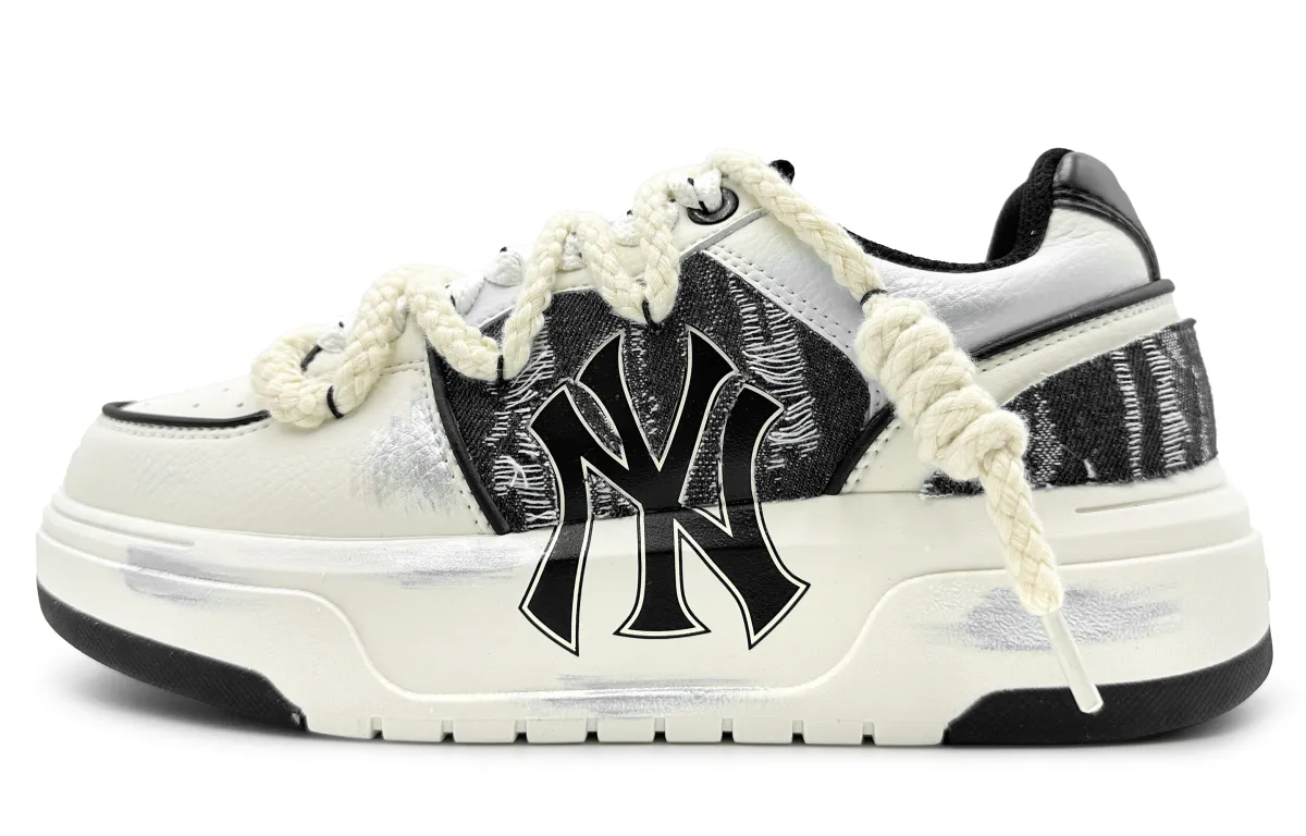 MLB Chunky Liner Abrasion Resistant Slip Resistant Abrasion Resistant Slip Resistant Low top Skateboard Shoes Unisex
