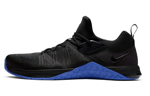 Nike Metcon Flyknit 3 Flyknit Professional sports Wear-resistant and lightweight Low top Training shoes Men and women Black and blue