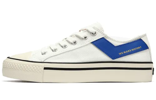 Pony Shooter Comfortable Slip Resistant, Abrasion Resistant, Breathable, Lightweight Low top Canvas Shoes Unisex White