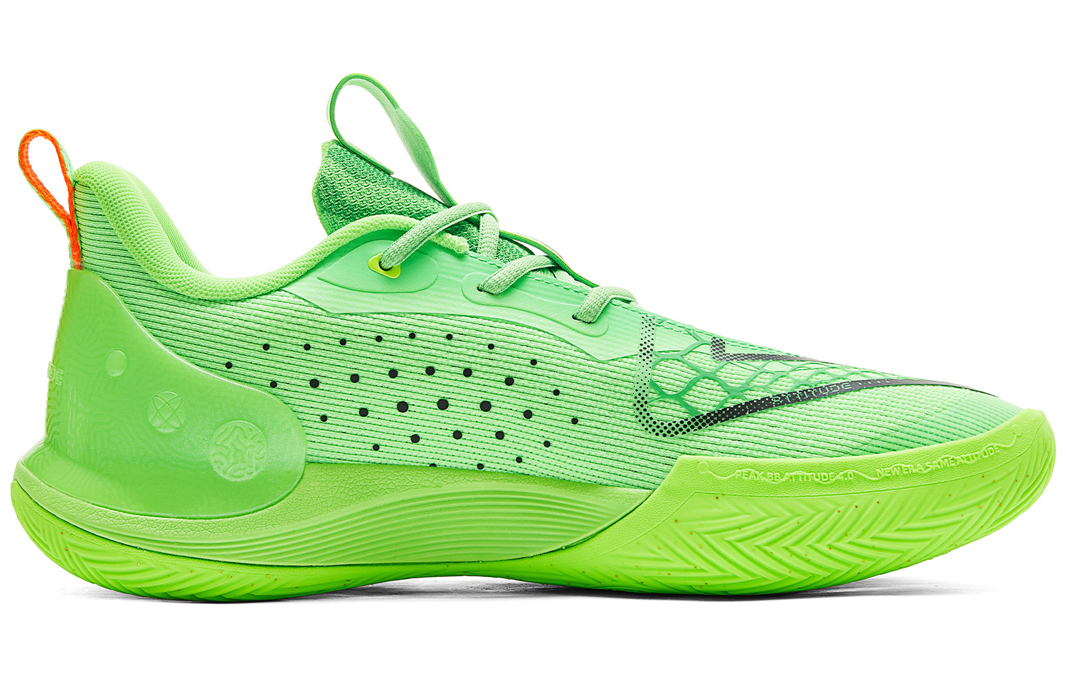 PEAK Taichi Triangle 4.0 Basketball Shoes Men’s Low Top Electric Green