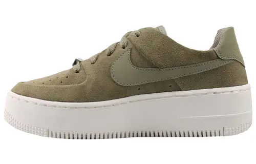 Nike Air Force 1 Retro Sports Wrapped Wear-resistant Low Top Shoes Women's Olive Green