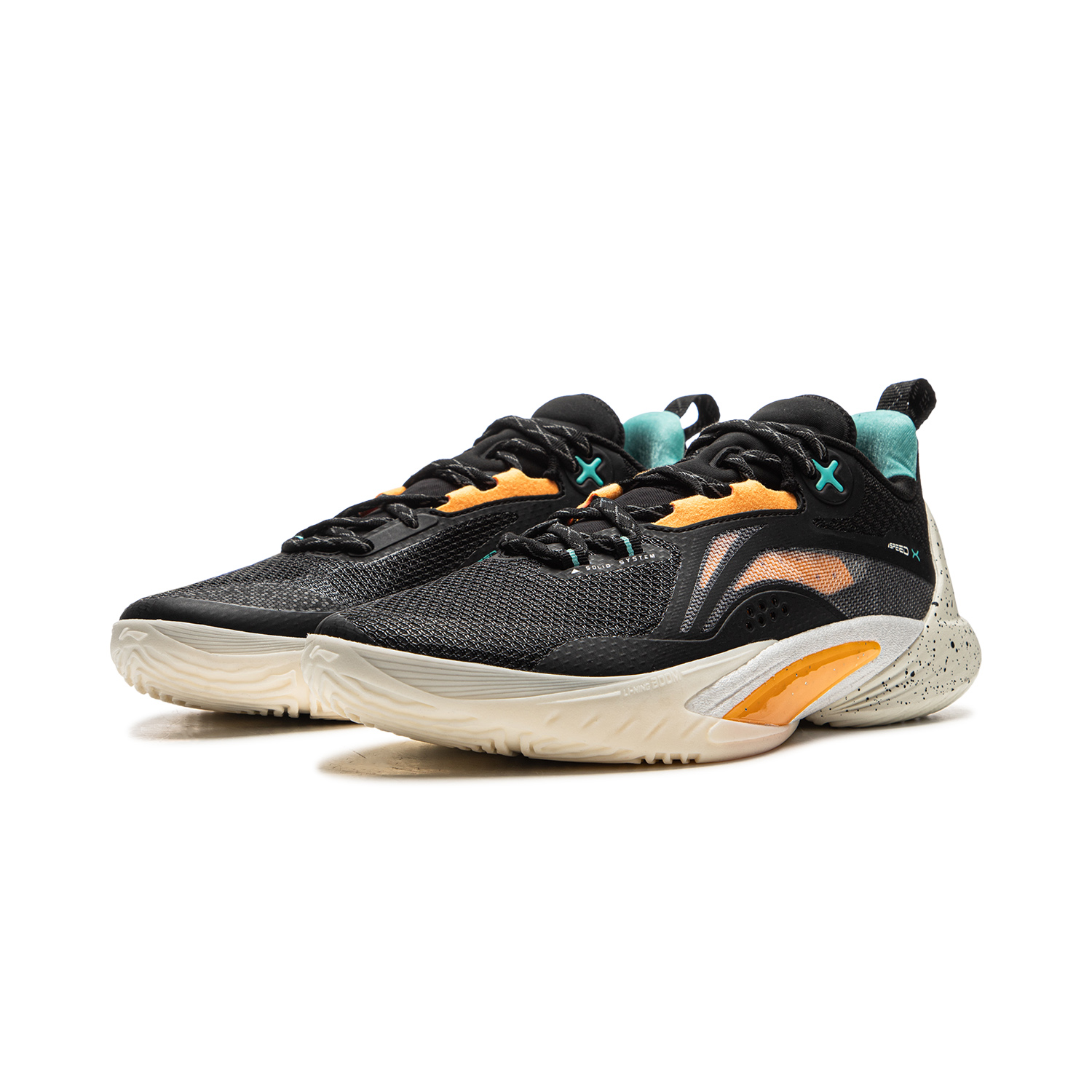 Li Ning Speed 10 Cushioning Slip Resistant Abrasion Resistant Breathable Low top Basketball Shoes Men’s Black