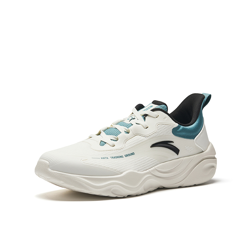 Anta Cushioning Balance Low top Training Shoes Men’s Ivory White Swift Blue Basic Black