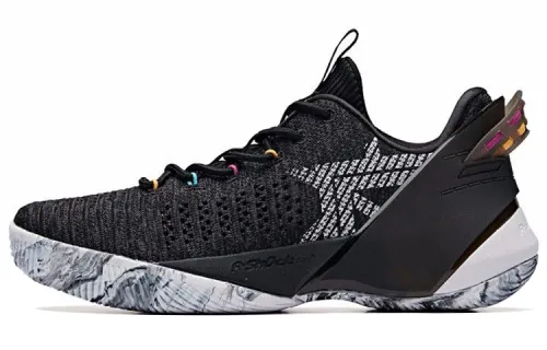 Anta 3.0 Cushioning Slip Resistant Cushioning Slip Resistant Low top Basketball Shoes Men's Black White