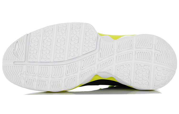 Li Ning Arc 3.0 Cushioning Slip Resistant Abrasion Resistant Coverage Low top Basketball Shoes Men's Black Yellow