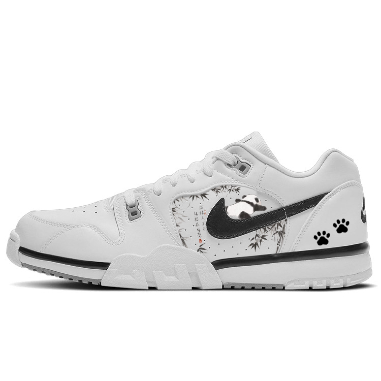 Nike Air Cross Trainer Cushioning Slip Resistant Low top Training Shoes Men’s White