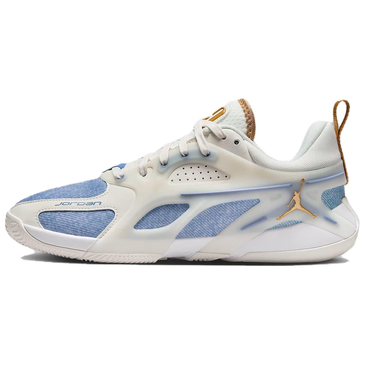 Jordan Heir Classic And Versatile Basketball Shoes Women's White Blue